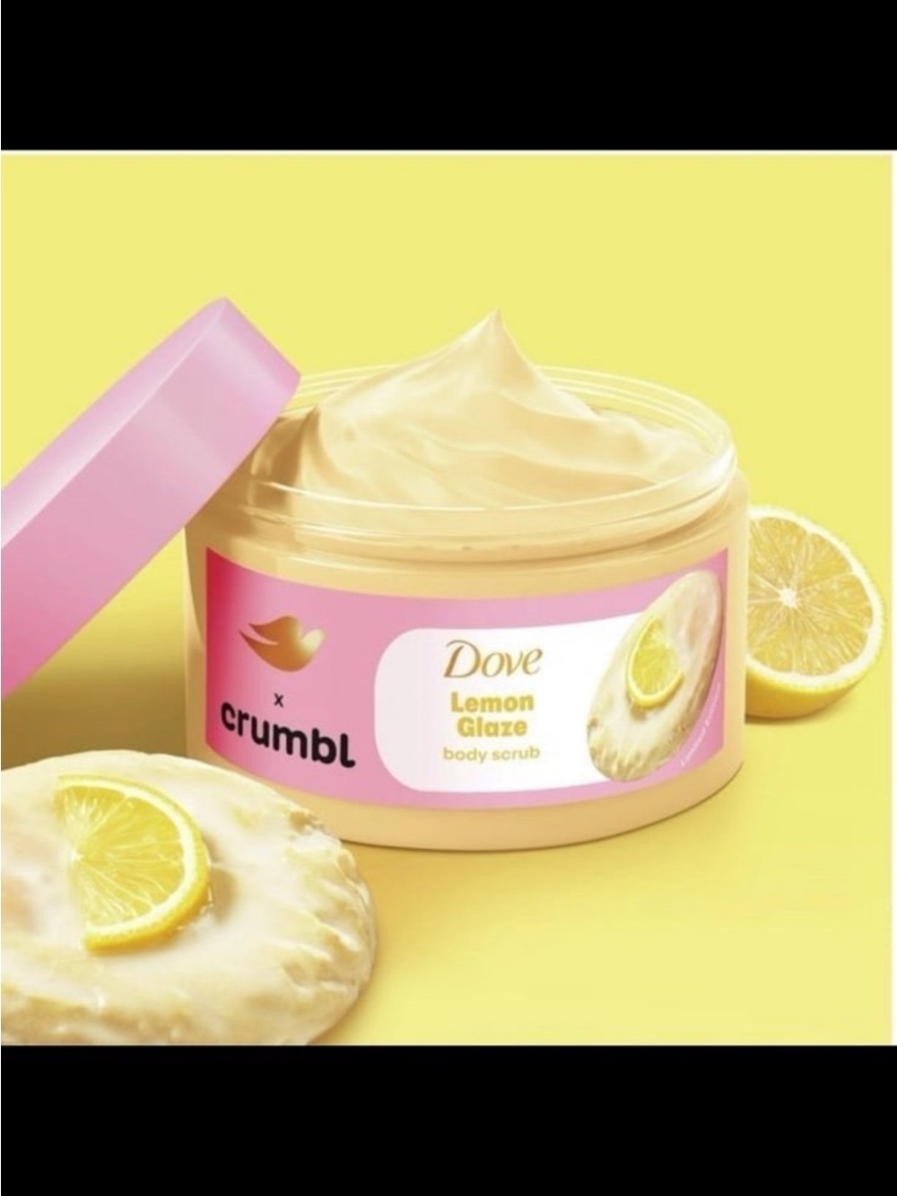 Dove x Crumbl Lemon Glaze Body Scrub - Yellow